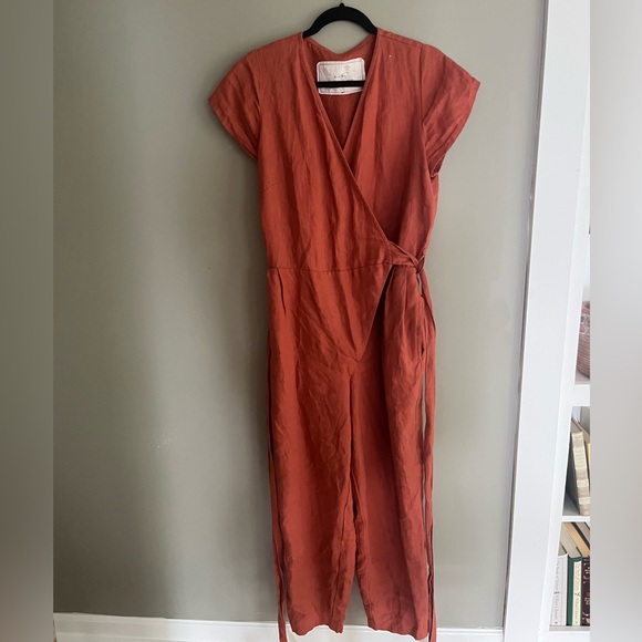notPERFECTLINEN Pants - Linen jumpsuit M/L